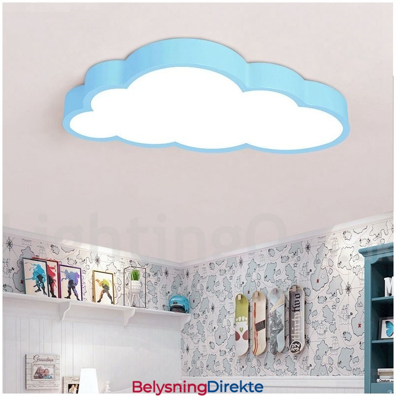 Ultratynne Skyer, Dimbare, Moderne, Samtidskunstneriske, Nordiske Stiler, Innfelt Taklampe Med Akrylskjerm Og Fjernkontroll, Kan Også Brukes Som Vegglampe