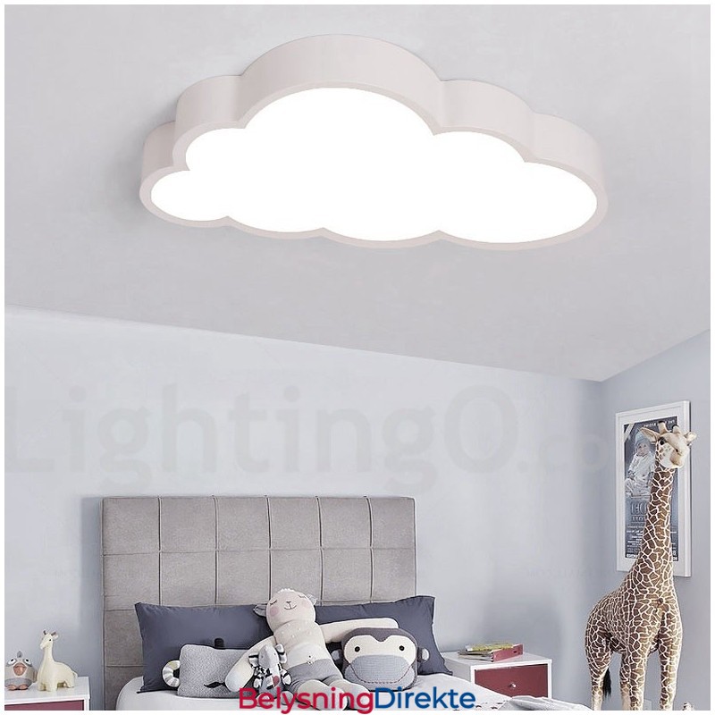 Ultratynne Skyer, Dimbare, Moderne, Samtidskunstneriske, Nordiske Stiler, Innfelt Taklampe Med Akrylskjerm Og Fjernkontroll, Kan Også Brukes Som Vegglampe