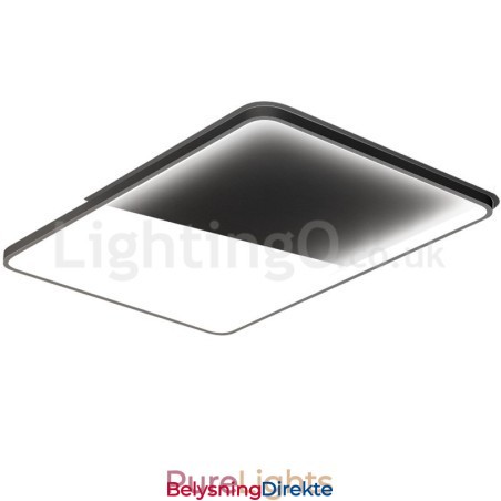 Moderne Minimalistiske Ultratynne 5 Cm Aluminiums Rektangulære Innfelte Taklamper