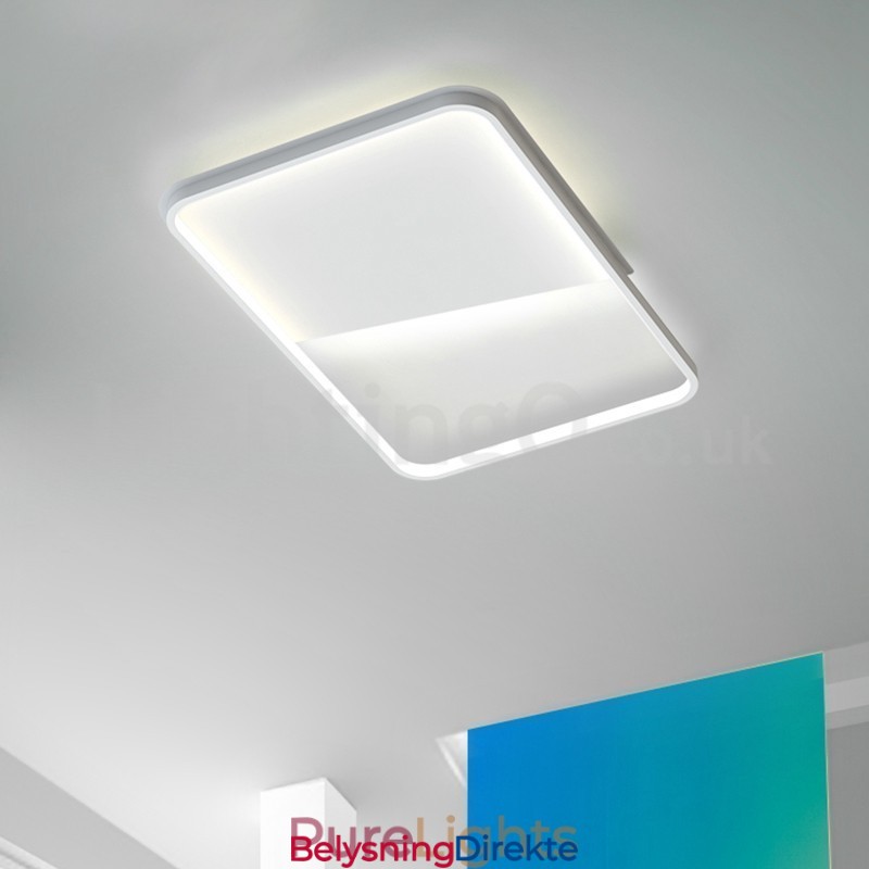 Moderne Minimalistiske Ultratynne 5 Cm Aluminiums Rektangulære Innfelte Taklamper