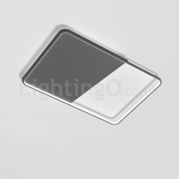 Moderne Minimalistiske Ultratynne 5 Cm Aluminiums Rektangulære Innfelte Taklamper