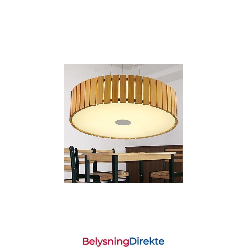 Lysekrone I Ministil, Lykt I Tre, Bambus