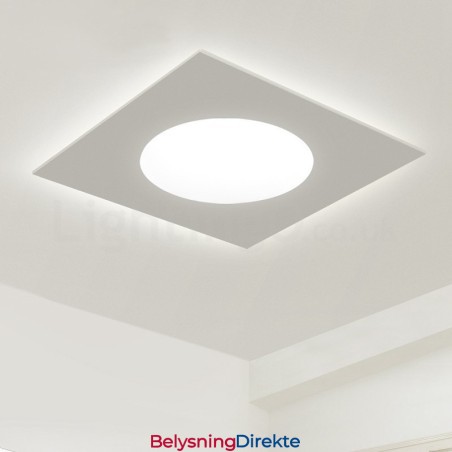 Moderne, Stilig, Tynn, Firkantet, Innfelt Taklampe