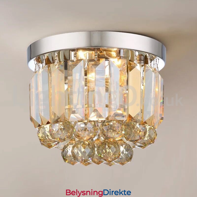 Moderne Krystall Innfelte Taklamper