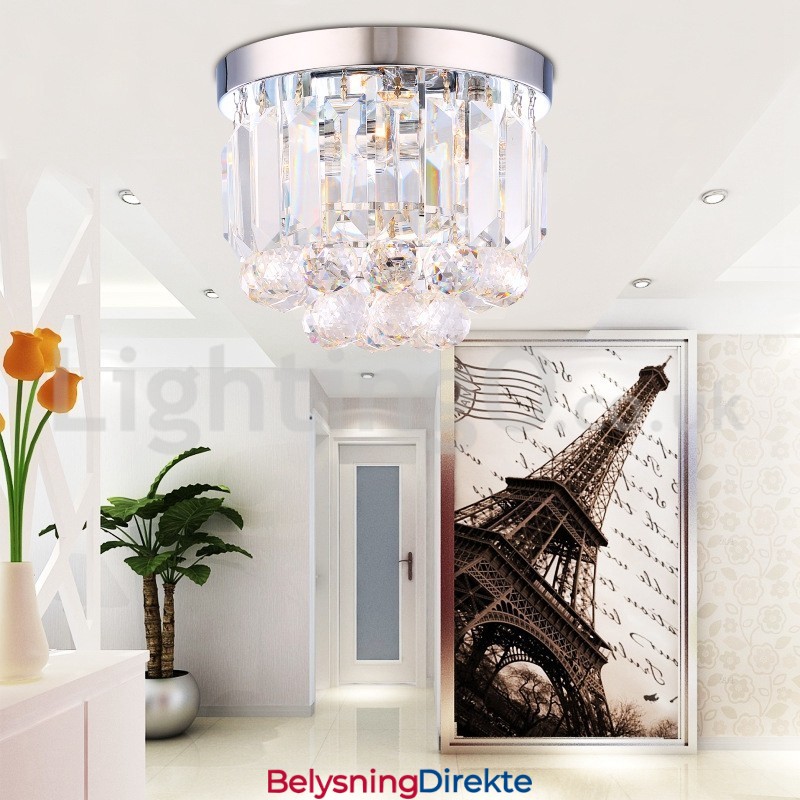 Moderne Krystall Innfelte Taklamper