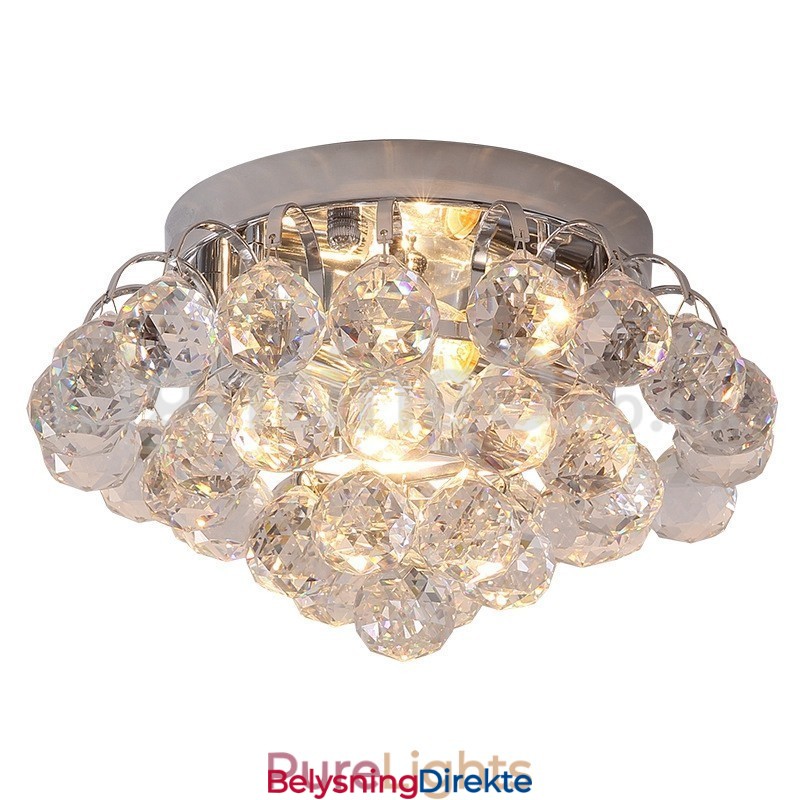 Moderne 30 Cm 55 Cm Runde Krystalllamper I Innfelt Form