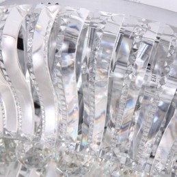 Moderne 38 Cm 57 Cm Runde Krystalltaklamper I Innfelt Form