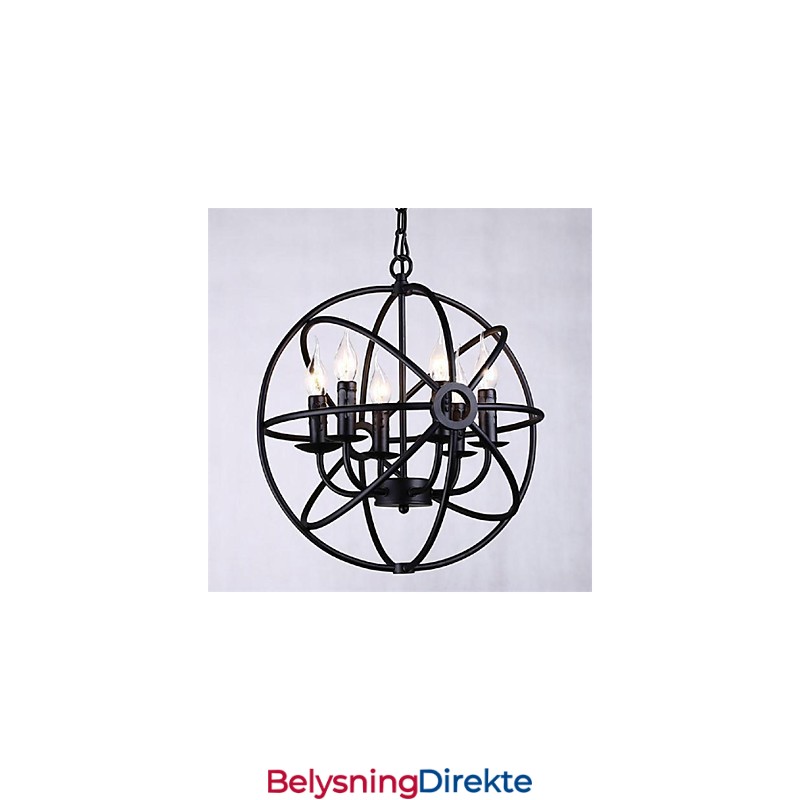 Mini-Lysekrone Anhengslampe Moderne Samtidsstil Tradisjonell Klassisk Rustikk Hytte Retro Lanterne Landlig Globe