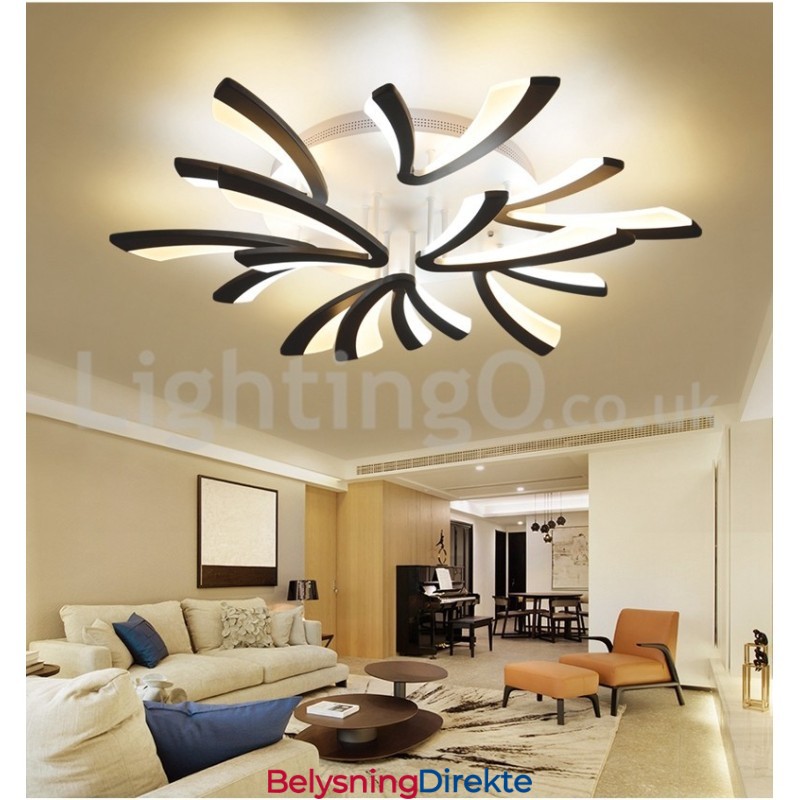 Nyeste 9-Lys Rimelige Moderne Innfelte Taklamper