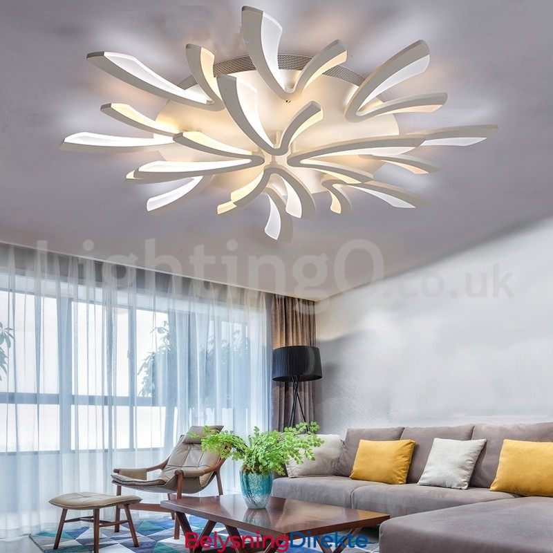 Nyeste 12-Lys Elegante Moderne Innfelte Taklamper