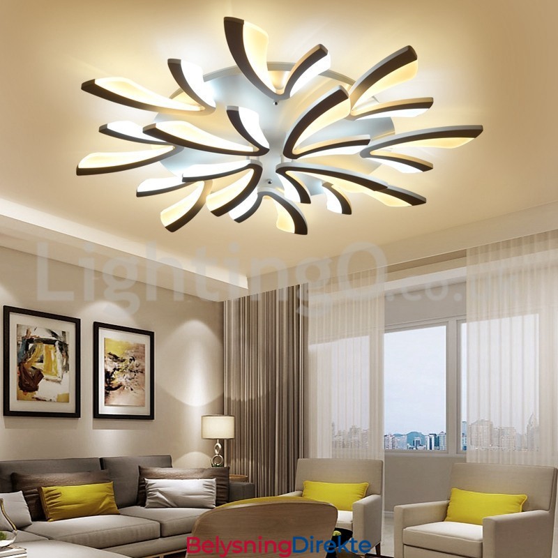 Nyeste 12-Lys Elegante Moderne Innfelte Taklamper