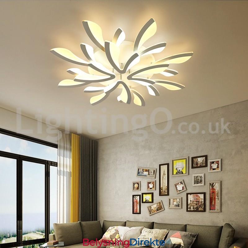 Nyeste 12-Lys Elegante Moderne Innfelte Taklamper