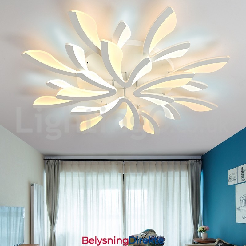 Nyeste 12-Lys Elegante Moderne Innfelte Taklamper