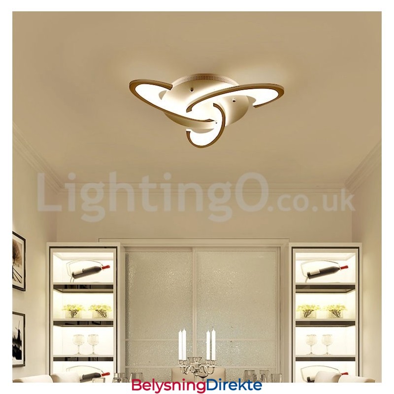 Moderne Innfelte Taklamper Med 3 Lyspærer