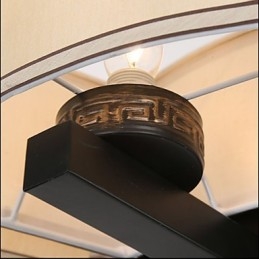 Kinesisk Stil Lysekrone Jern Kobber Imitasjonsluftlamper