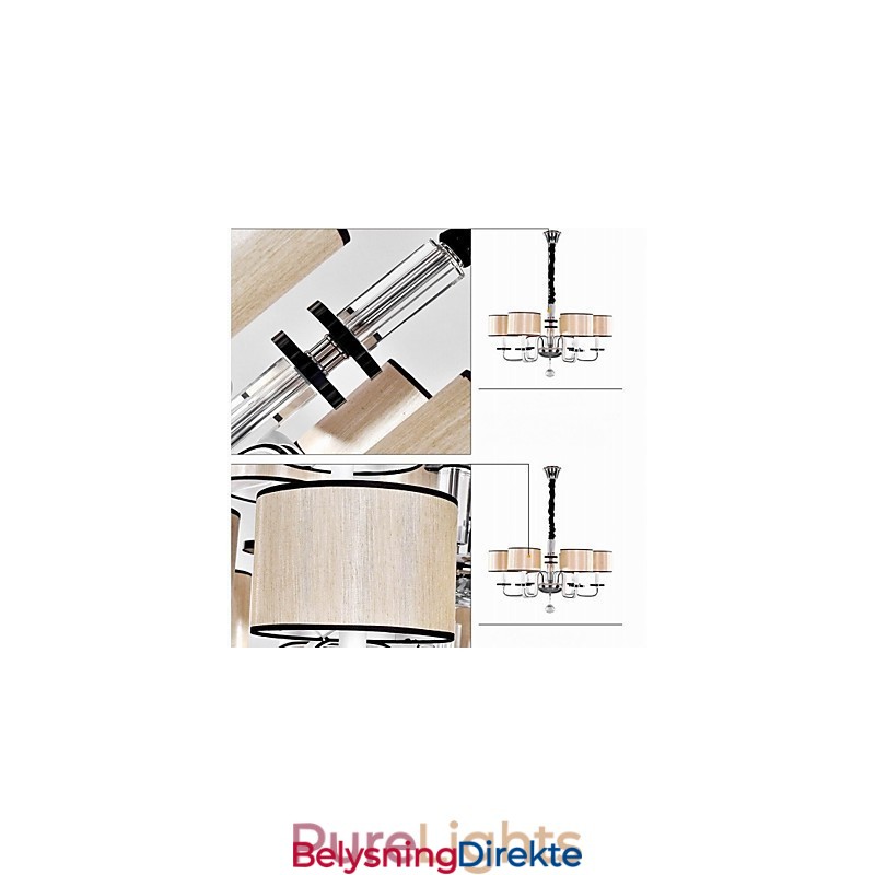 Moderne Samtidskrone I Krystall I Krom I Metall