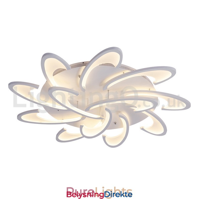 Rabatterte Moderne Innfelte Taklamper Med 12 Lyspærer