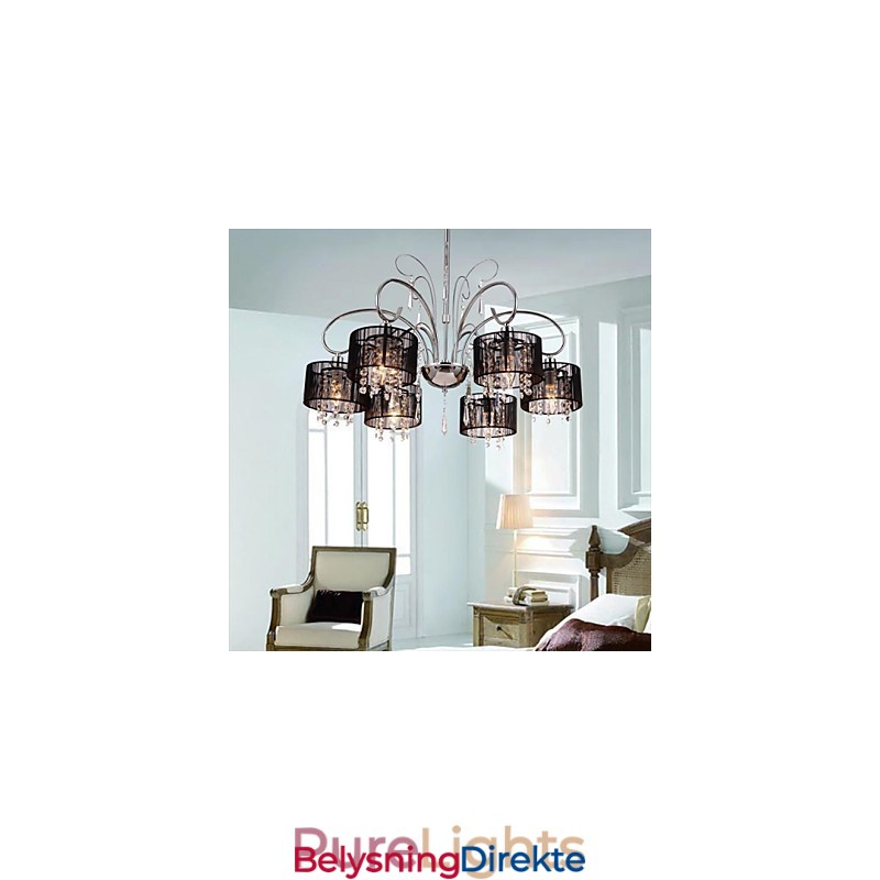 Moderne Samtidskrone I Krystall I Krom I Metall