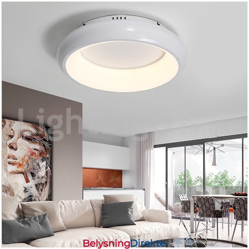 Moderne Runde, Innfelte Taklamper