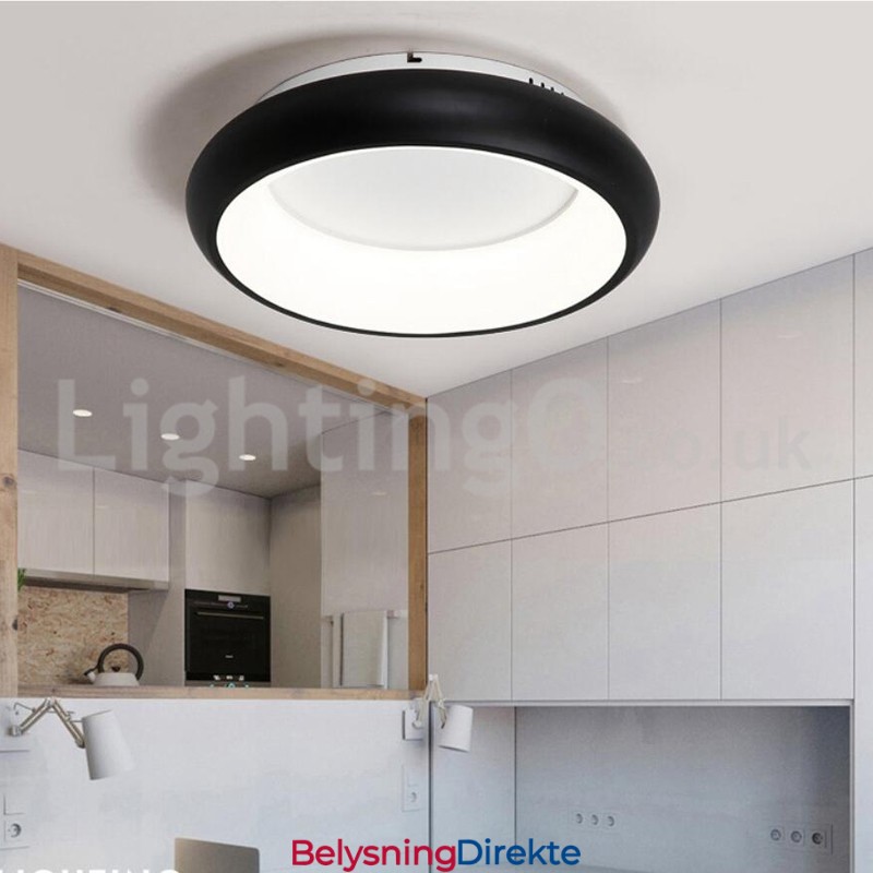 Moderne Runde, Innfelte Taklamper