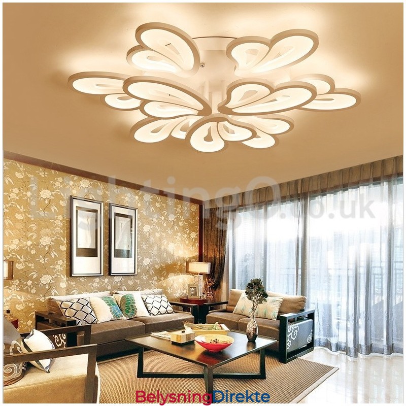 Moderne, Moteriktige, Innfelte Taklamper