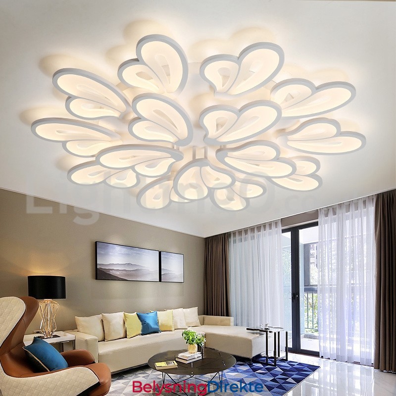 Moderne, Moteriktige, Innfelte Taklamper