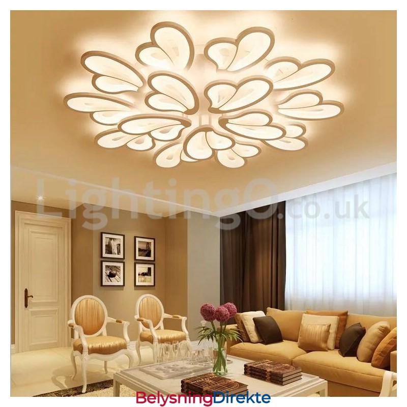 Moderne, Moteriktige, Innfelte Taklamper