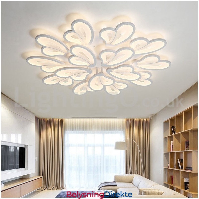 Moderne, Moteriktige, Innfelte Taklamper