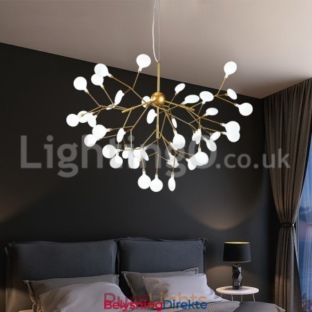 Postmoderne Fireflies-Lysekrone