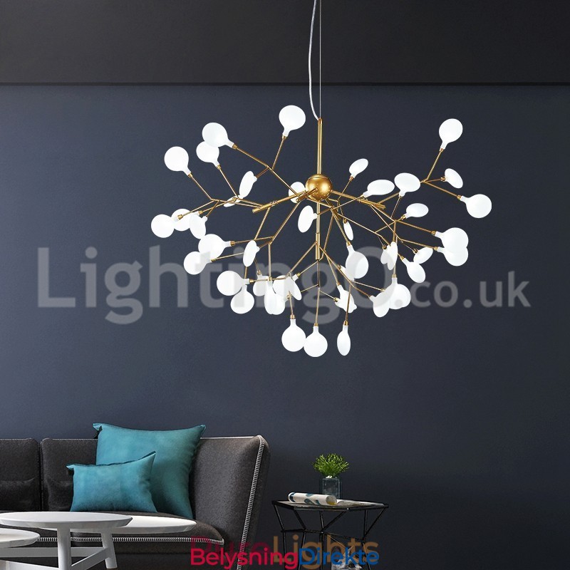 Postmoderne Fireflies-Lysekrone