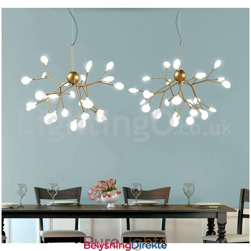 Postmoderne Fireflies-Lysekrone