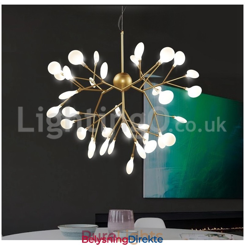 Postmoderne Fireflies-Lysekrone