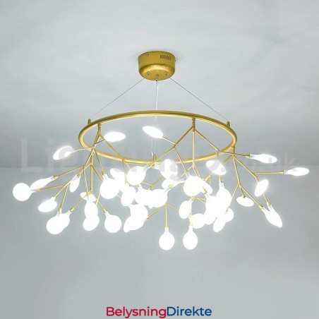 Luksuriøs Postmoderne Rund Ildfluelysekrone