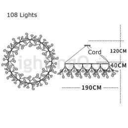 Luksuriøs Postmoderne Rund Ildfluelysekrone
