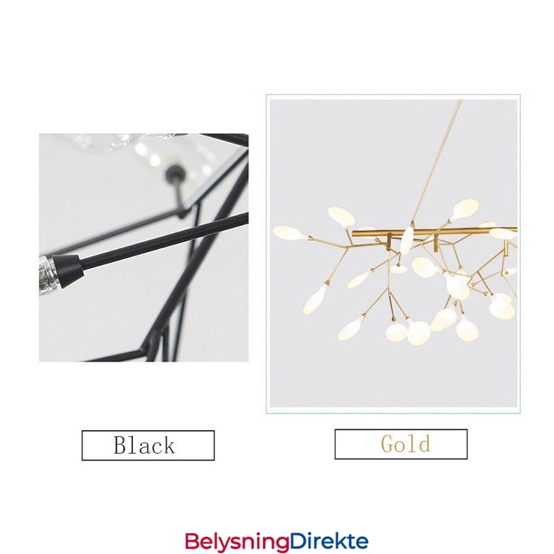 Postmoderne Fireflies-Lysekrone