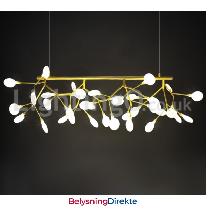 Postmoderne Fireflies-Lysekrone