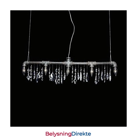 Kreativ Lysekrone I Nordamerikansk Stil Med 5 Lys I Rørdesign