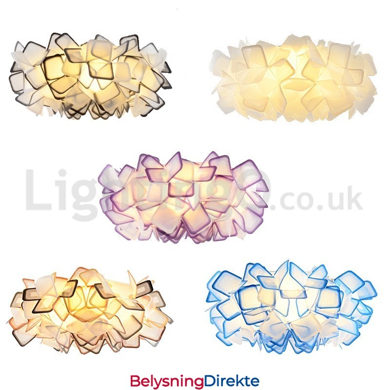 Moderne Lyskilde Med Tre Farger Og Innfelt Taklamper