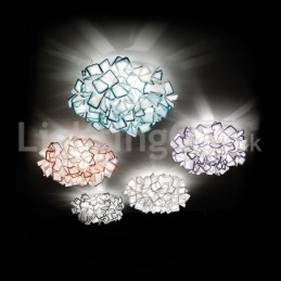 Moderne Lyskilde Med Tre Farger Og Innfelt Taklamper