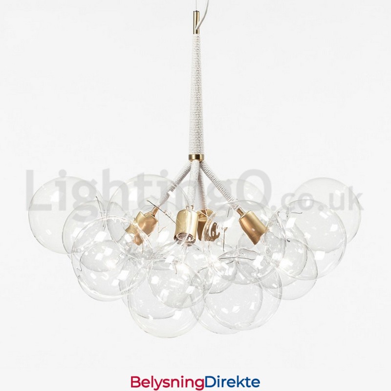 Moderne Boblekule-Anhengslampe