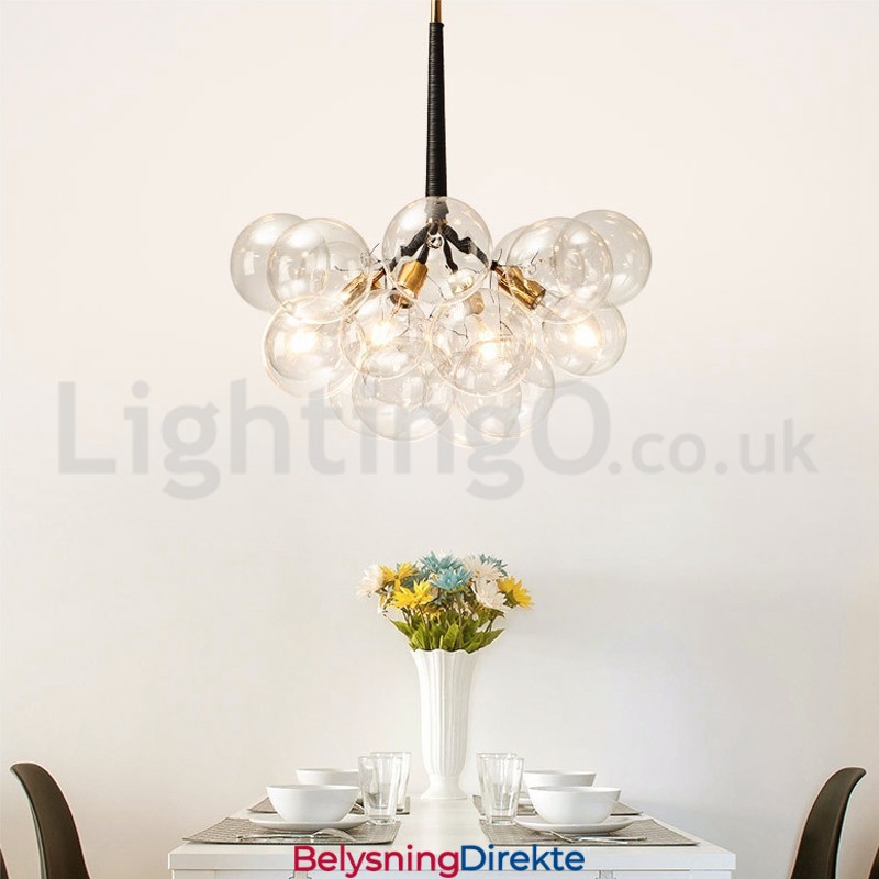Moderne Boblekule-Anhengslampe