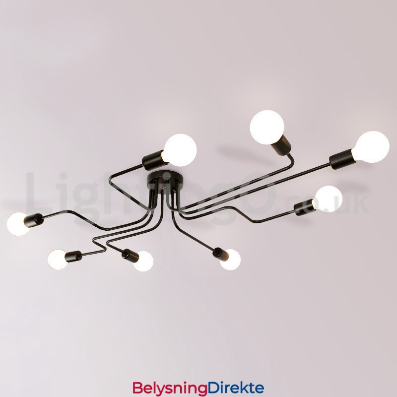 Landlige Innfelte Taklamper