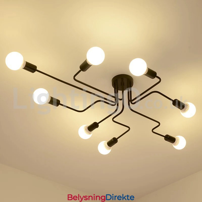 Landlige Innfelte Taklamper