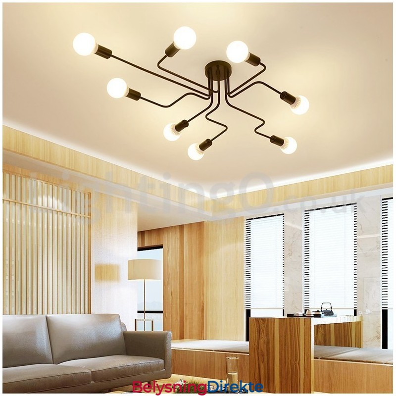 Landlige Innfelte Taklamper