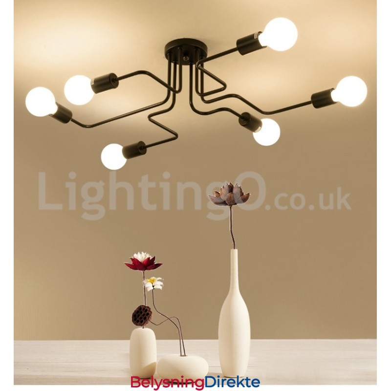 Landlige Innfelte Taklamper