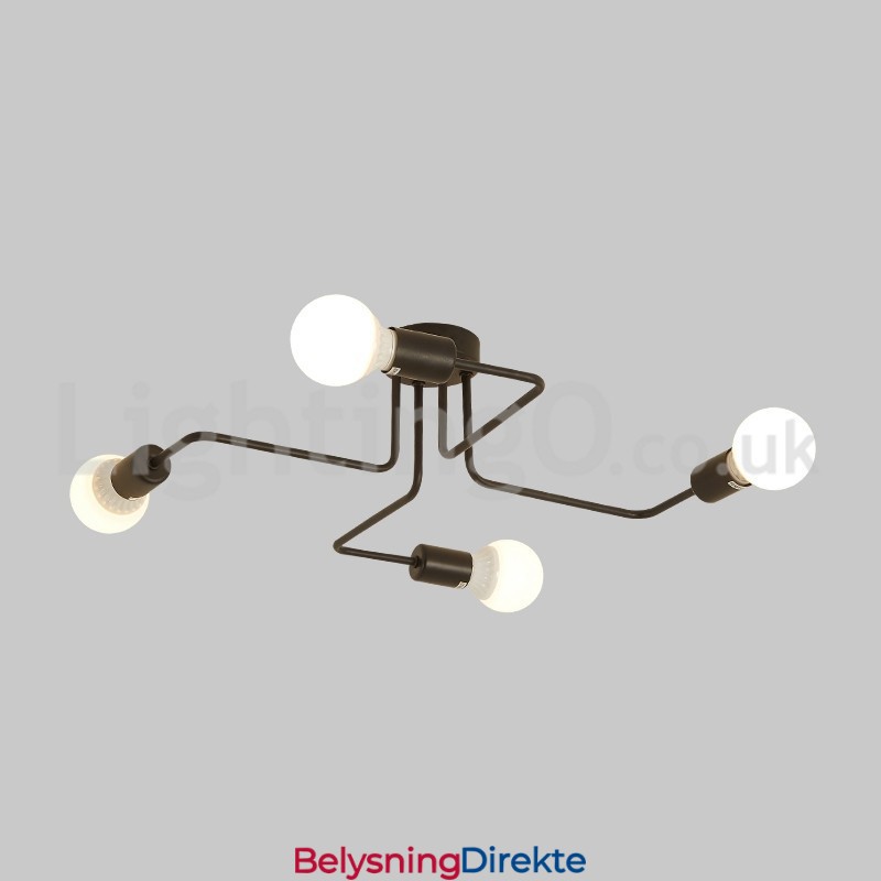 Landlige Innfelte Taklamper