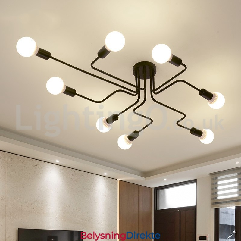 Landlige Innfelte Taklamper