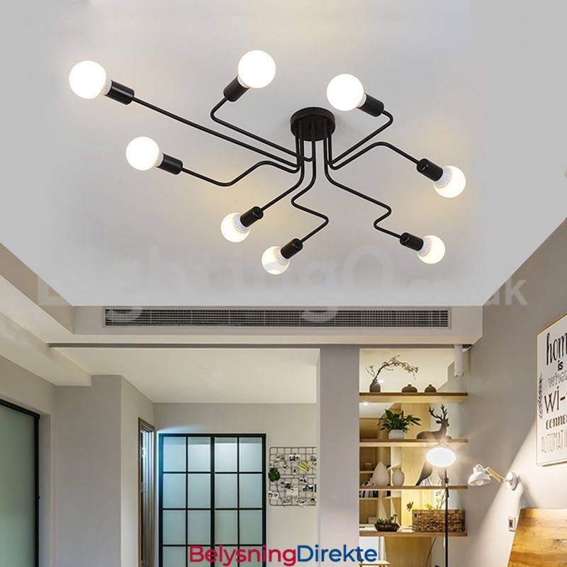 Landlige Innfelte Taklamper