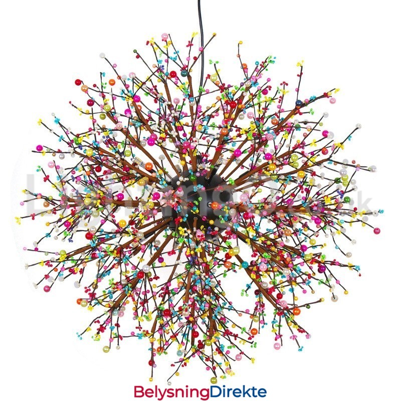 Nordisk Løvetannlysekrone I Farget Lysekrone