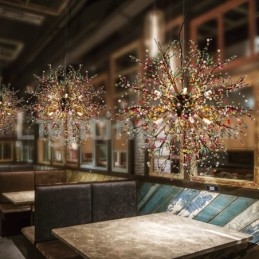 Nordisk Løvetannlysekrone I Farget Lysekrone